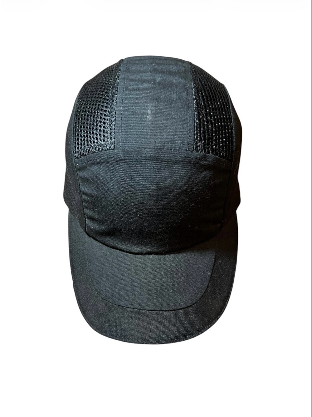Black Mesh Panel Athletic Cap